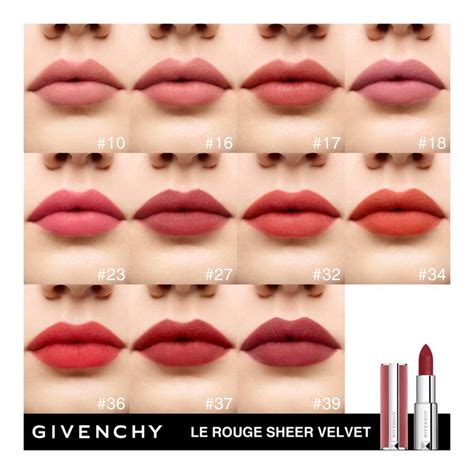 givenchy sheer velvet 32|givenchy lipstick.